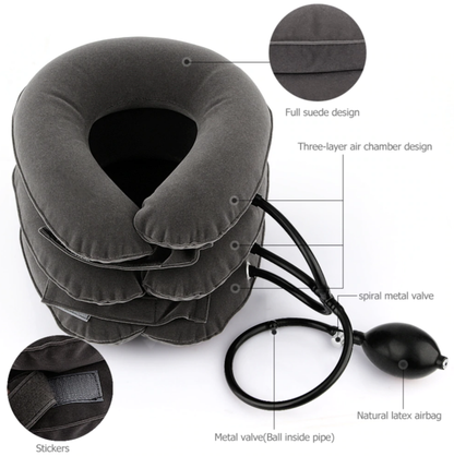 Adjustable Cervical Neck Traction Device for Home Pain Relief Support